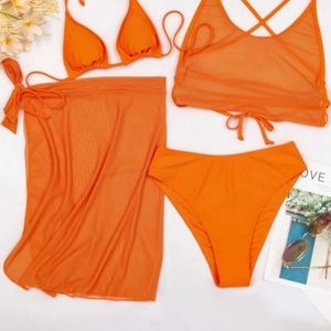 Brand new orange bathing suit